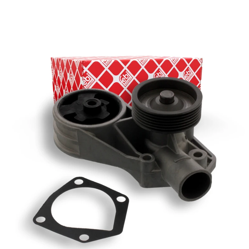 Image of FEBI BILSTEIN 39876 Water pump Cast Aluminium, with gasket/seal Cast Aluminium Water Pump (1260)