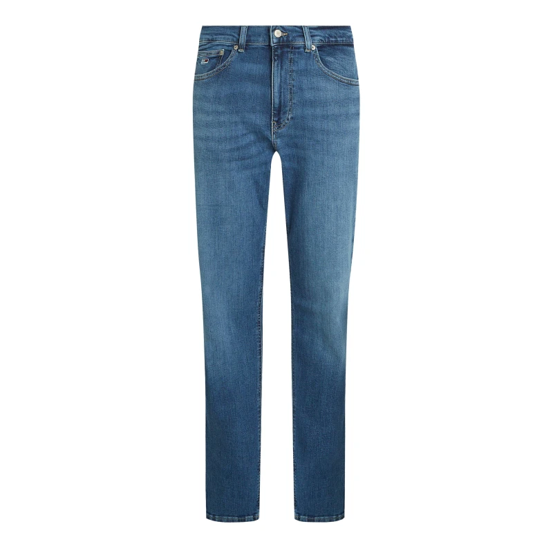 Image of Tommy Jeans Mens Ryan Straight Leg Jeans Denim Medium male 34W R