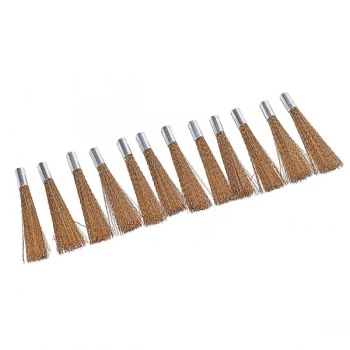 image of RoNa 800216 Replacement Brass Brush 4mm - Pack Of 12