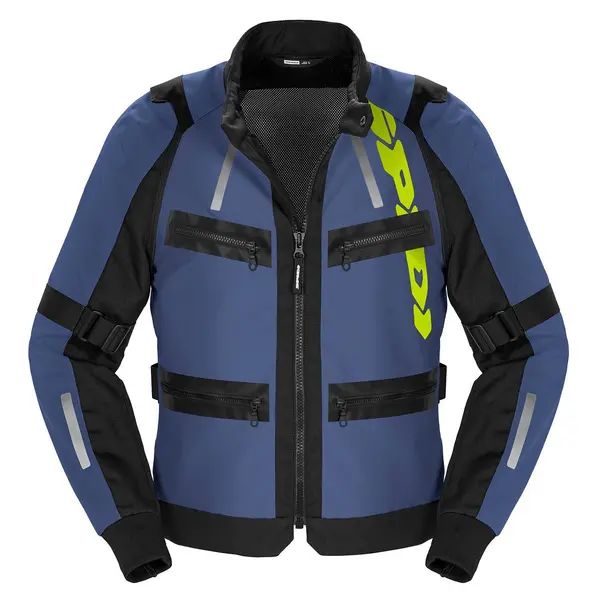 Image of Spidi Enduro Pro Jacket Blue Yellow Size M