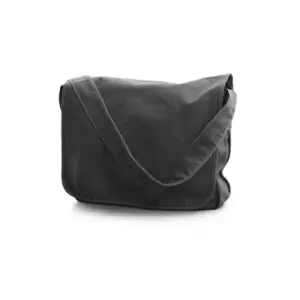 Image of Bags By Jassz - Canvas Messenger Bag (One Size) (Pepper Grey)