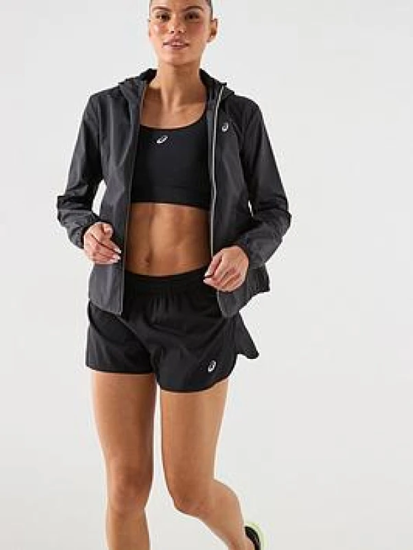 Image of ASICS Womens waterproof jacket Asics Core Noir Female 2XL