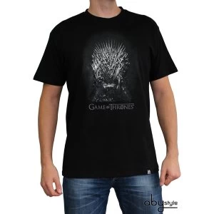 Image of Game Of Thrones - Iron Throne Mens Xx-Large T-Shirt - Black