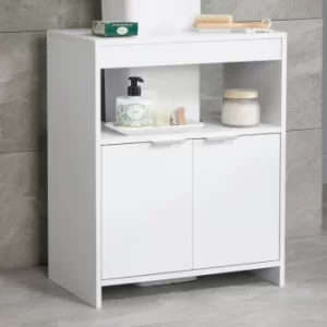 Image of Jaxon White Under Sink Unit with Open Shelf White