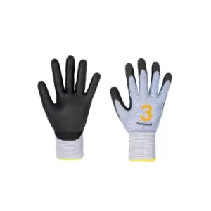 Image of Vertigo C&g Cut 3 Grey First PU Gloves - Size 6