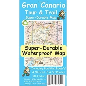 Image of Gran Canaria Tour & Trail Super-Durable Map 5th edition Sheet map 2018