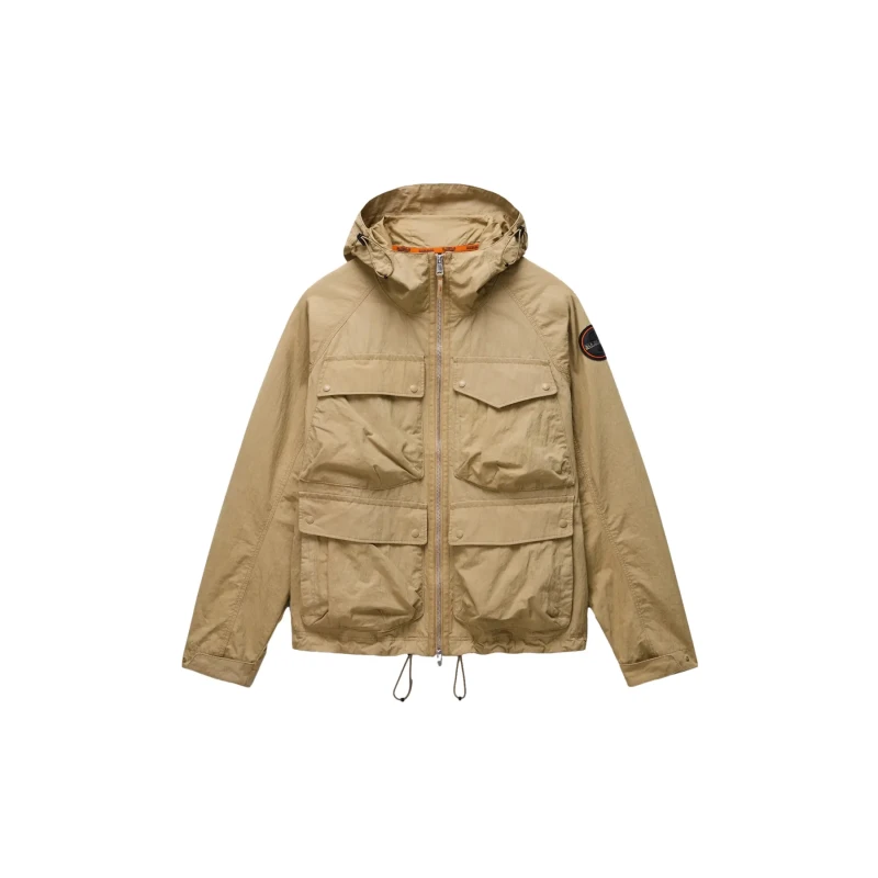 Image of Cotton jacket Napapijri Rivalto Beige Male XS