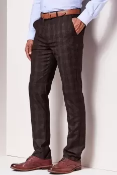 Image of Check Travel Trousers 29" (74cm) inside leg