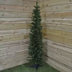 image of 120cm (4ft) Snowtime Pencil Style Slim Christmas Tree in Green