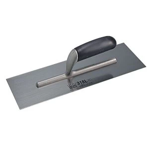 Image of Ragni R318L Plasterer's Finishing Trowel Plastic Handle 14 x 4.3/4in