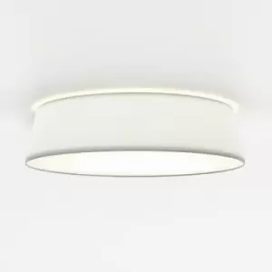 Image of Astro Fife Cylindrical 53cm Ceiling Light, White Fabric