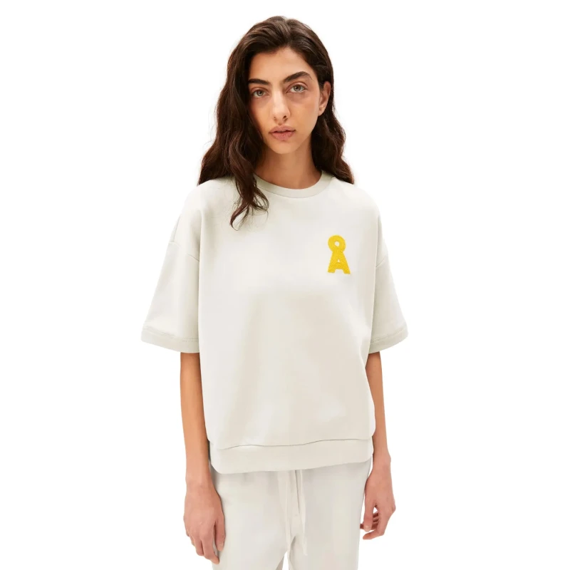 Image of ARMEDANGELS ARMEDANGELS Bamikaa Womens Sweatshirt Blanc Female S