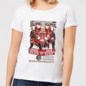 Image of Marvel Deadpool Kills Deadpool Womens T-Shirt - White - 3XL