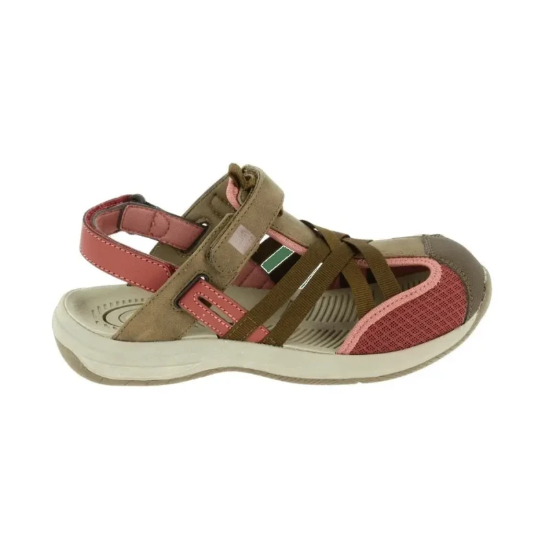 Image of Womens hiking sandals Elementerre Caliko Marron Female 37