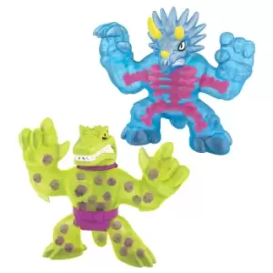 Image of Heroes Of Goo Jit Zu: Dino Xray Tritops Vs Shredz