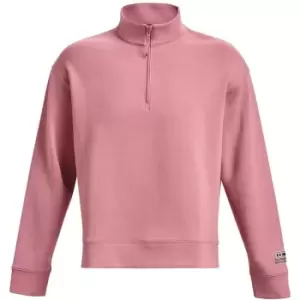 Image of Under Armour Sum Knt half Zp 99 - Pink