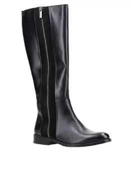 Image of Hush Puppies Faith Knee High Boots - Black, Size 3, Women