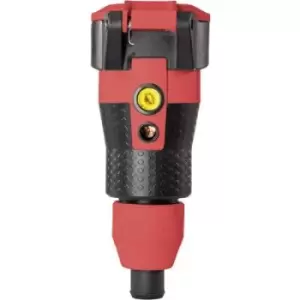 Image of ABL Sursum 1589240 Safety mains socket Plastic + voltage display 230 V Black, Red IP54