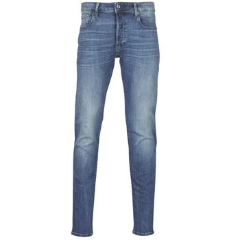 image of G-Star Raw 3301 SLIM mens Skinny Jeans in Blue - Sizes US 34 / 32,US 34 / 34,US 36 / 34,US 28 / 32,US 29 / 32,US 30 / 34,US 31 / 34,US 30 / 32,US 31 /