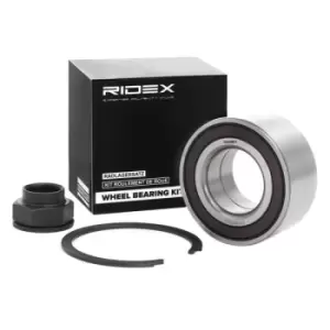 Image of RIDEX Wheel bearing kit Front axle both sides 654W0594 Wheel hub bearing,Wheel bearing OPEL,FIAT,ALFA ROMEO,COMBO Kasten/Kombi (X12)