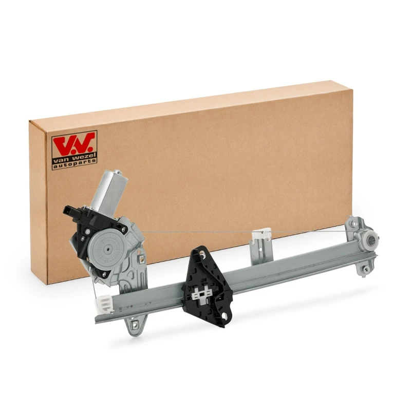 Image of VAN WEZEL 2545263 Window regulator Left Front, Operating Mode: Electric, with electric motor Window Winder (1561)