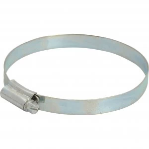 Image of Faithfull Zinc Plated Hose Clips 85mm - 100mm Pack of 1