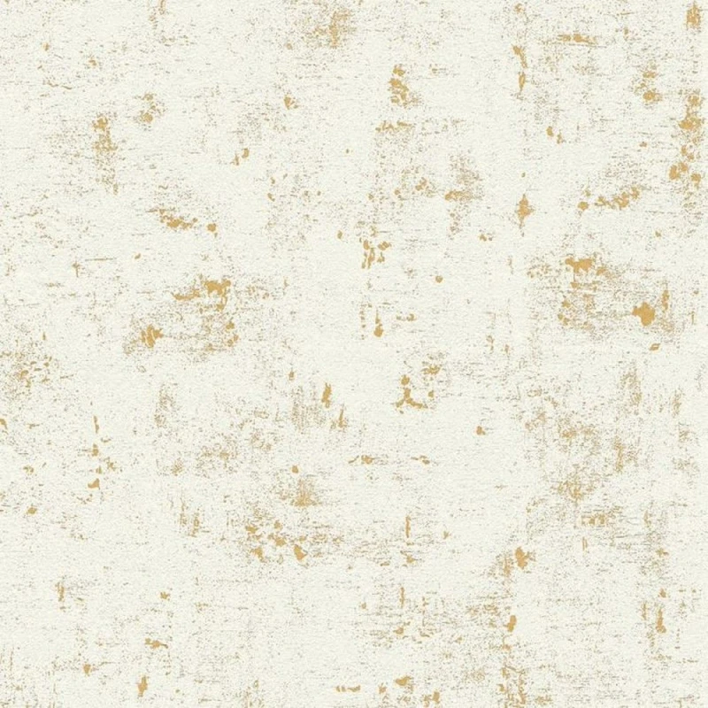 Image of AS Creation Industrial Concrete Effect Textured Wallpaper Metallic Gold unisex