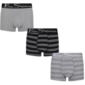 Ben Sherman 3 Pack Luis Trunks Mens - Multi