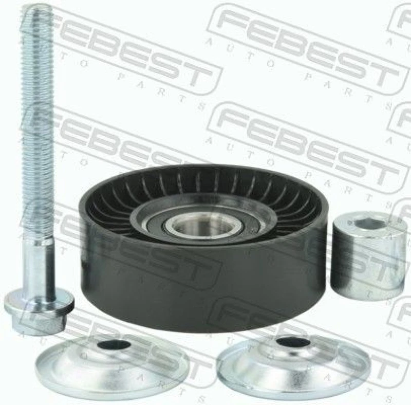 Image of Deflection / guide pulley, V-ribbed belt FEBEST 2388-CFNA