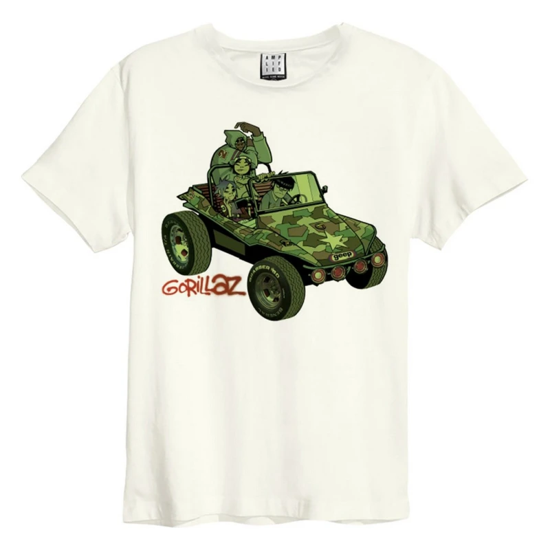 Image of Amplified Amplified Men Geep Gorillaz T-Shirt in White Size: X-Small White XS Male 5063238049734