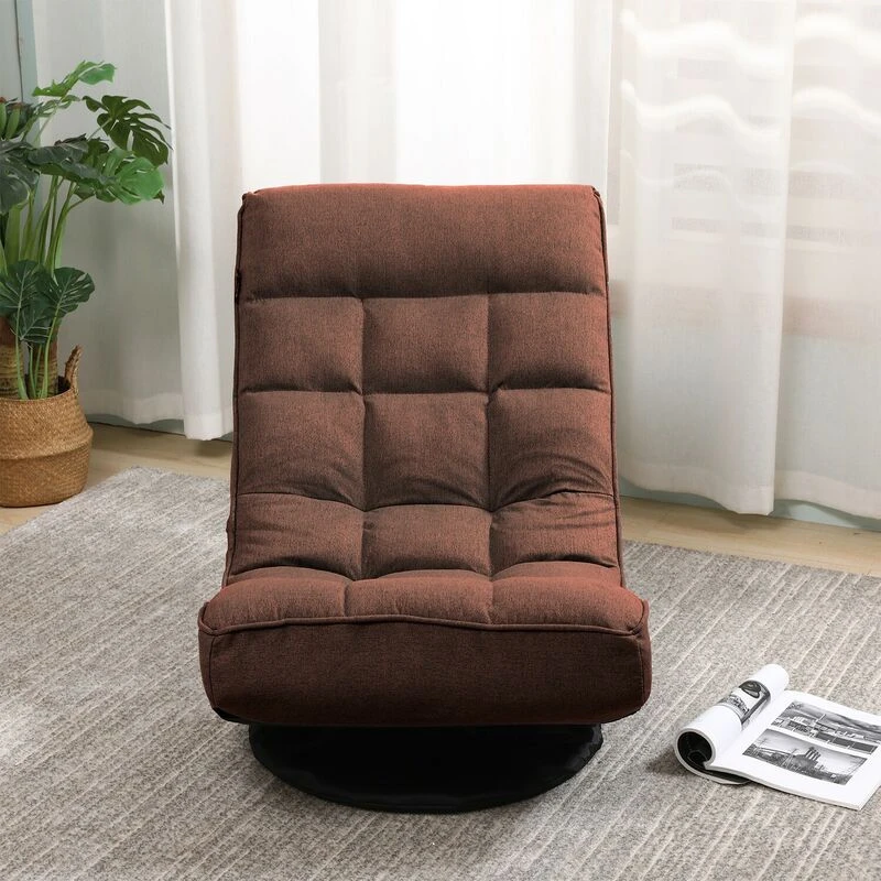 Image of FURNITURE ONE 9 Pieces Garden Furniture Set, 8 Seater Rattan Cube Set with Waterproof Cover Brown