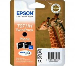 Image of Epson Giraffe T0711H Black Ink Cartridge