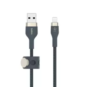 Image of Belkin CAA010BT1MBL USB cable 1m USB A USB C/Lightning Blue