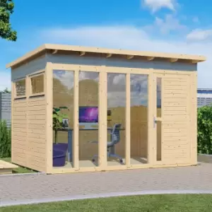 Image of Rowlinson Bertilo Pentus 3 Office in Natural Finish, Natural
