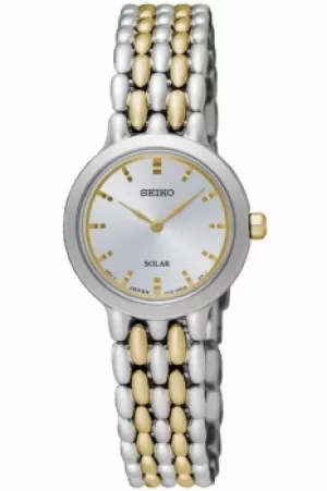 image of Ladies Seiko Dress Solar Powered Watch SUP349P1