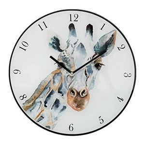 image of Meg Hawkins Wall Clock 30cm - Giraffe