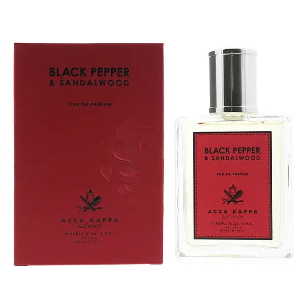 image of Acca Kappa Black Pepper Sandalwood Eau de Parfum For Him 100ml