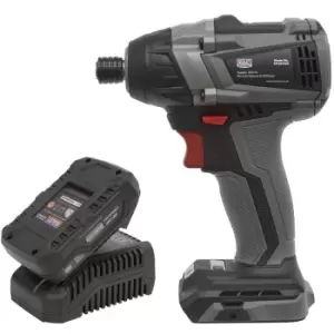 image of CP20VIDXKIT1 Brushless Impact Driver Kit 1/4' Hex 20V 2Ah - Sealey