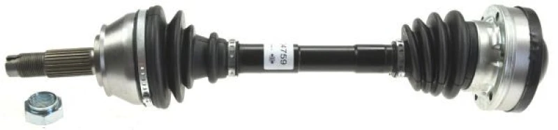 Image of SPIDAN 24486 Drive shaft with nut Drive Shaft (13)