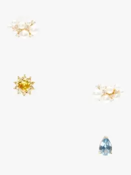 Image of Kate Spade Rain Or Shine Stud Earrings Set, Multi, One Size