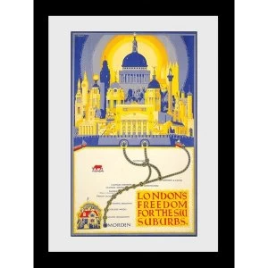 image of Transport For London Wembley 60 x 80 Framed Collector Print