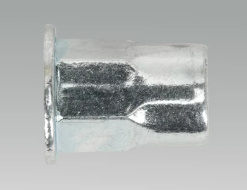 Image of Sealey TIHHM6 Threaded Insert (Rivet Nut) M6 Half Hex Pack of 50