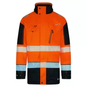 Image of Click Workwear Deltic Hi-vis Jacket Two-tone or BL 4XL