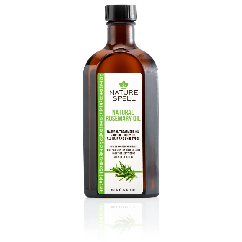 Image of Nature Spell Rosemary Oil for Hair & Skin 150ml Clear unisex