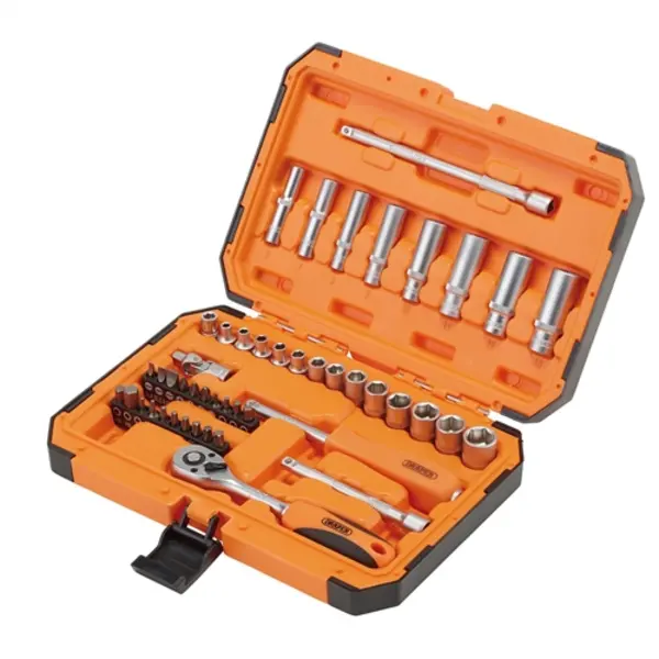 Image of Draper HI-TORQ 6 Point Socket Set, 1/4" (47 Piece) 22109