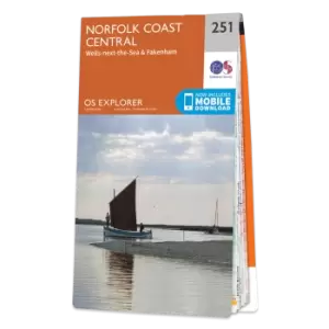 Image of Map of Norfolk Coast Central
