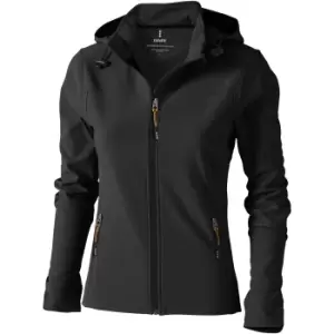 image of Elevate Womens/Ladies Langley Softshell Jacket (M) (Anthracite)