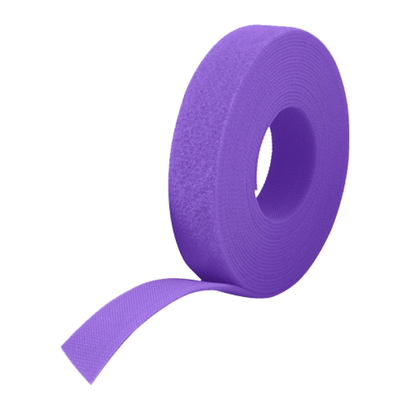 Image of Cablenet Cablenet 25m Reel x 16mm Velcro One Wrap Continuous Tape Purple VEL-OW64133