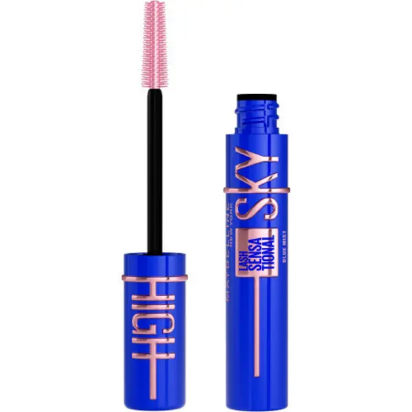 image of Maybelline New York Lash Sensational Sky High Pink Air Mascara Blue