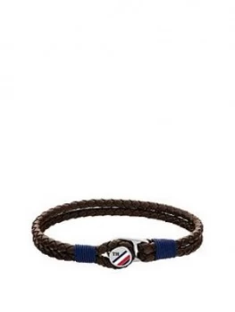 Image of Tommy Hilfiger Button Leather Bracelet